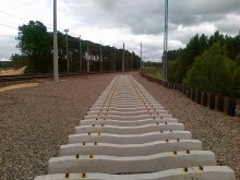 Bau des Umleitungsgleises Nr. 18 Kutno-Piła - 6/6